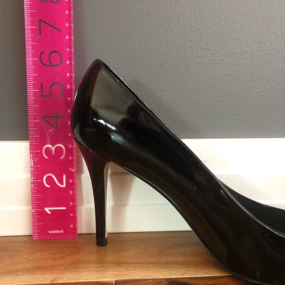 Weitzman Patent Peep Toe Pumps - Picture 7 of 10